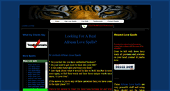 Desktop Screenshot of love-spells.drjumba.co.za